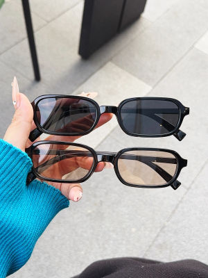 Juego de gafas con montura Rectangular pequeña, 2 uds., Color clásico, Trendyy, gafas de fiesta con foto simples y elegantes, Unisex