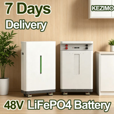 Batería LiFePO4 de 48V 15KWH 300Ah 5KWH 100Ah 6000+ Ciclos, BMS de 200A, Bluetooth CAN RS485 para Sistema Solar