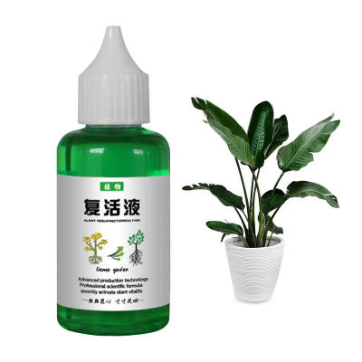 Líquido de resurrección de plantas de 50ml, planta de cultivo de suelo para exteriores, fertilización de alimentos, concentrado líquido que promueve el crecimiento robusto