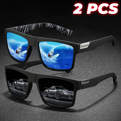 Gafas de sol deportivas polarizadas cuadradas Retro, ligeras UV400 para pescar y conducir, gafas Vintage Unisex para exteriores