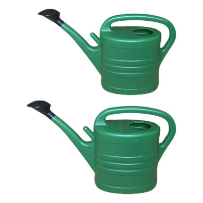 Regadera de boca larga para jardín, maceta de riego de gran capacidad para plantas de interior, flores, verduras, planta de riego al aire libre
