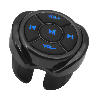 Mídia inalámbrica con botón compatible con Bluetooth, mando a distancia para volante de motocicleta y coche, reproducción de música MP3 para tableta IOS y Android