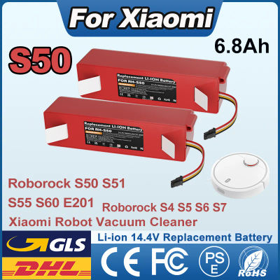 Batería de iones de litio de 14,4 V, batería de repuesto para Robot aspirador Xiaomi Roborock S50 S51 S55 S60 S5 S6 S7 S4