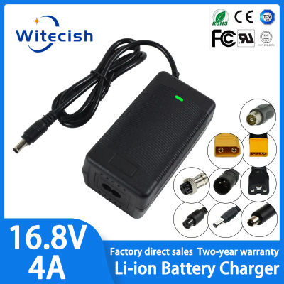 Cargador de destornillador de 16,8 V 4A para batería de litio 18650 14,4 V 4Series cargador de batería de iones de litio AC 100V-240V UE/EE. UU./enchufe