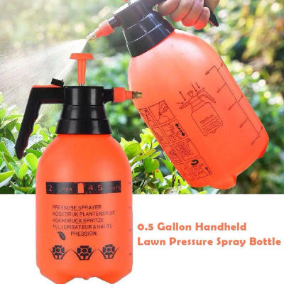 Pulverizador de Jardín Portátil con Bomba Manual, Botella de Spray para Desinfección, Rociador para Plantas, Pulverizador para Lavado de Autos, Regadera de 0.8-3L