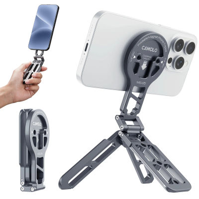 Soporte Magnético para Teléfono CAMOLO para Magsafe, Soporte Plegable para Teléfono de Escritorio para iPhone y HUAWEI con Arca-Swiss