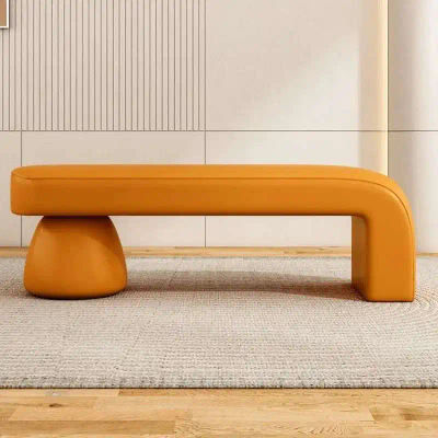 Muebles nórdicos para el hogar, taburete para cambiar zapatos, taburetes para dormitorio, extremo de cama, otomanos, sofá, banco, tienda de ropa, descanso otomano K