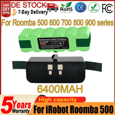 Para iRobot Roomba serie 500 batería 14,4 V 6400mAh batería de iones de litio batería de repuesto para aspiradora Roomba batería