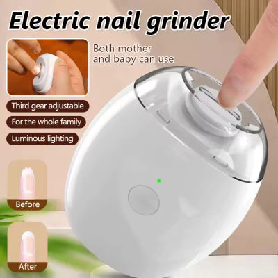 Cortauñas eléctrico 2 en 1 con luz LED, cortador automático de uñas, recortador para bebés y adultos, herramientas de manicura, herramientas para el cuidado de las uñas