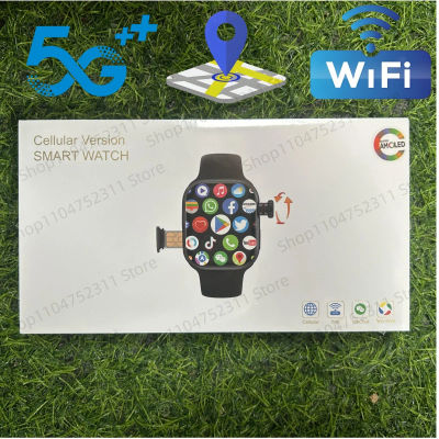 Reloj CD99 X 5G smartwatch Reloj inteligente AMOLED 5G LTE de 2,29 pulgadas con 180 ° Cámara giratoria GPS WiFi Ranura para tarjeta SIM Monitoreo de salud