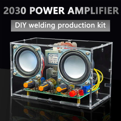 Kit de amplificador de doble canal TDA2030A, kit electrónico de bricolaje para altavoces, ejercicio de soldadura, ensamblaje de placa de circuito