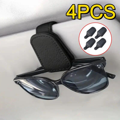 4/1PCS Porta Gafas de Sol para Visera de Coche, Clip para Gafas de Sol, Clip para Tarjetas y Tickets, Clip Multifuncional Portátil, Accesorios Interiores para Automóvil