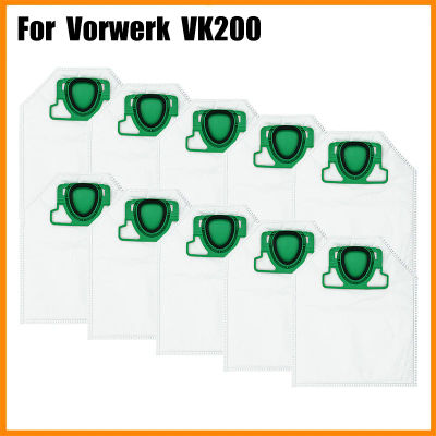 2/4/6/8 Uds. Adecuado para Vorwerk Kobold VK 200 accesorios para aspiradoras bolsas de filtro FP200 filtro de repuesto bolsas de polvo VK200