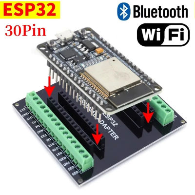 Placa de desarrollo ESP32, placa de expansión Compatible con WiFi, módulo Bluetooth, NodeMCU-32S Lua, placa de expansión de potencia ultrabaja de 30 pines