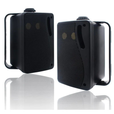 Herdio-altavoz pasivo para exteriores, 3,5 pulgadas, con cable, resistente al agua, 200W, 3 vías, montaje en pared montable Premium, para Patio, barco marino