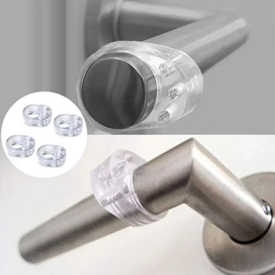 Tope de puerta Tope de puerta suministros de seguridad para bebés almohadilla de manija de puerta de silicona transparente mejoras para el hogar falda amortiguadora de impacto de pared Bikini
