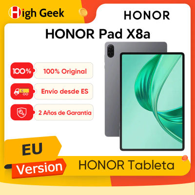Versión EU HONOR Pad X8a 11 pulgadas, Alta Frecuencia de Actualización, Protección Ocular, Batería de 8300mAh, Cuatro Altavoces de Gran Amplitud, Mejora de Voz