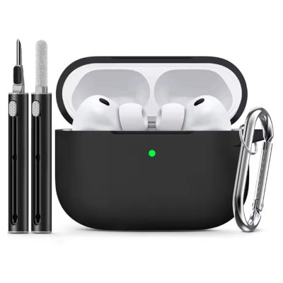 Funda para AirPods Pro 3 2025 con Kit de Limpieza, Fundas Protectoras de Silicona Suave para Apple AirPods Pro 3ra Generación para Mujer