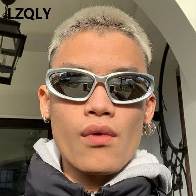Gafas de sol Y2k para hombre y mujer, lentes deportivas para ciclismo, Uv400