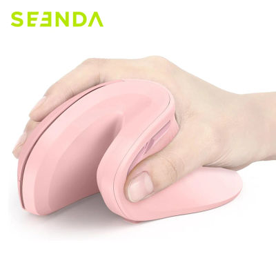 Seenda-ratón inalámbrico Bluetooth, ratón ergonómico Vertical de modo Dual para PC, portátil, Mac, Windows, Jiggler