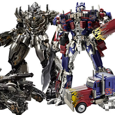 30cm transformación Megatron Optimus Prime Bumblebee película deformación G1 figura de Anime figura de acción aleación Robot modo juguetes regalos
