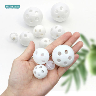 30/50/100 Uds sonajero de plástico bolas de campana chirriador juguetes para bebés DIY sonajero cuentas fabricante de ruido reparación arreglar perro muñeco de peluche suministros para bebés