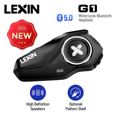 2024 Nuevos auriculares bluetooth de calidad de sonido para motocicleta Lexin G1 para casco, auriculares para casco Bluetooth, altavoces de alta definición,