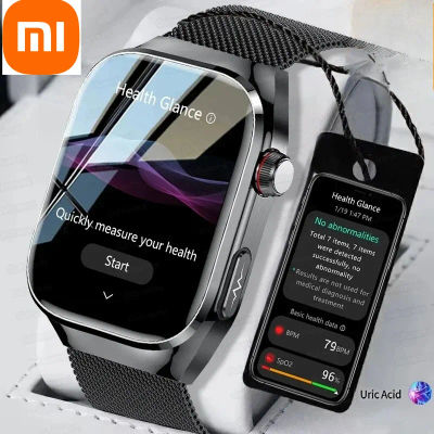 Xiaomi presión arterial ácido úrico grasa corporal Smartwatch Micro examen físico órgano salud relojes Bluetooth llamada reloj inteligente