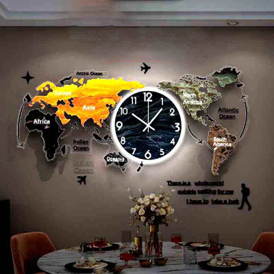 Reloj de pared silencioso Led de lujo, reloj de pared Digital grande alimentado por batería, productos de decoración de pared, muebles de sala de estar para habitaciones