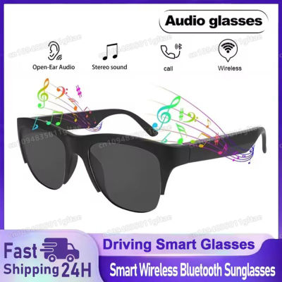 Nuevas gafas de sol inteligentes Bluetooth V5.3, gafas para llamadas, auriculares para deportes al aire libre, tecnología negra HIFI, antitouch UV para hombres y mujeres