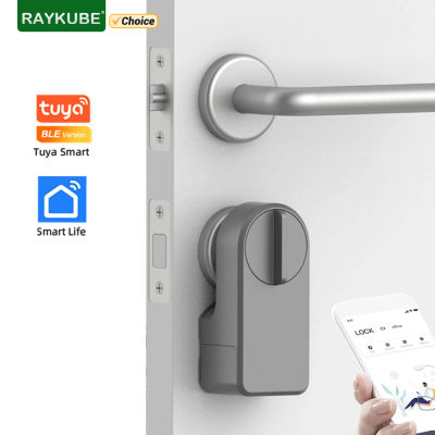 Cerradura de puerta inteligente A1 Pro con Bluetooth, aplicación remota Tuya, Control sin llave, desbloqueo, cilindro de vida inteligente, fácil instalación DIY