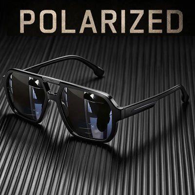 Gafas de Sol Polarizadas de Piloto para Hombre y Mujer 2026, Retro Cuadradas con Doble Puente, Vintage, Protección UV400, para Conducir y Actividades al Aire Libre