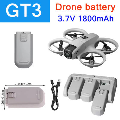GT3 Mini Drone cargador de batería Original 3,7 V 1800mAh batería para GT3/GT3 Max/i1 PRO Drone al por mayor