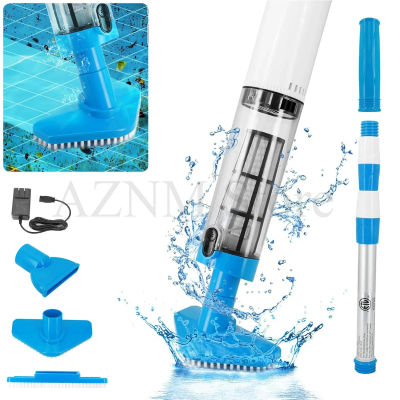 Aspiradora de Piscina Inalámbrica 3 en 1, Recargable, Adecuada para Spas, Jacuzzis, Piscinas Pequeñas y Restos de Arena