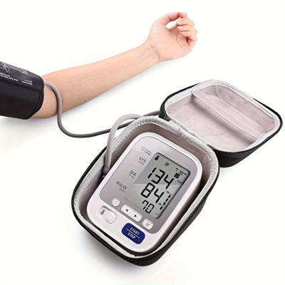 Caseling Estuche rígido para Omron, Monitor de presión arterial en el brazo superior con manguito, bolsa protectora portátil de viaje, estuche rígido