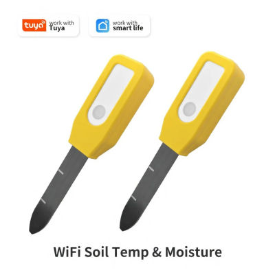 Sensor de Temperatura WiFi Tuya, Monitor Inteligente de Suelo con Batería, Monitoreo Inteligente para el Hogar, Automatización del Hogar Inteligente con Alexa