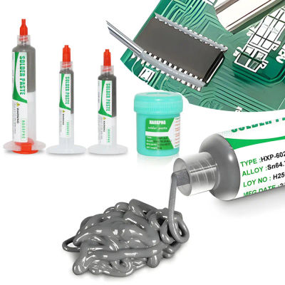 151 ℃ Flujo de pasta de soldadura para soldar PCB IC reparación de teléfonos Sn64.7Bi35Ag0.3