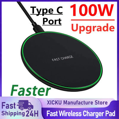 Almohadilla de carga inalámbrica de 100W para iPhone 16 15 14 13 Pro Max X Samsung Xiaomi cargadores de teléfono estación de carga rápida de inducción