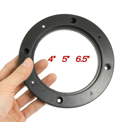 X Autohaux 2-4 Uds 4 pulgadas 5 pulgadas 6,5 pulgadas coche negro hueco Universal altavoz espaciador montaje placa espaciadora plástico 120mm ID