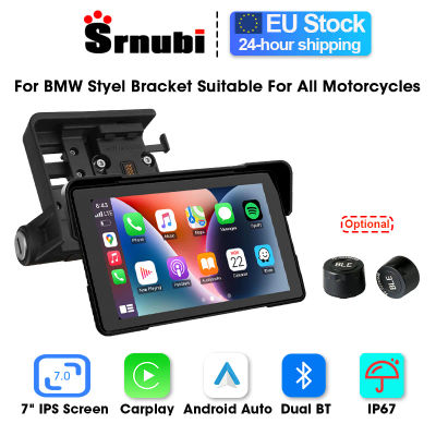 Srnubi 7 "motocicleta Carplay para BMW GPS Navi inalámbrico Carplay Android Auto Dual Bluetooth BMW R1200GS ADV/ R1250GS ADV/S1000XR