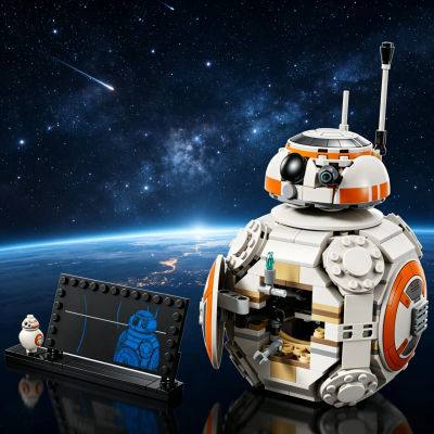 Bloques de construcción MOC, robot camarero mecánico, modelo de ensamblaje DIY, regalo de cumpleaños y Navidad, el mejor regalo
