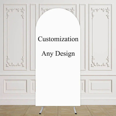 Mehofond-telón de fondo arqueado personalizado para boda, fiesta de cumpleaños para niños, fondo para Baby Shower, accesorios de estudio fotográfico de doble cara