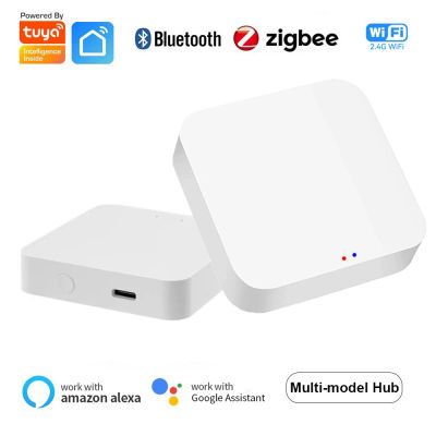 Tuya Smart LifeAPP puerta de enlace multimodo ZigBee Bluetooth inalámbrico Hub control remoto puente Control de voz a través de Alexa Google Home