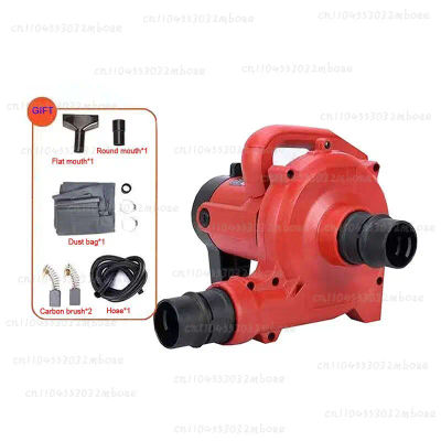 Aspiradora industrial de 1480W con función de soplado y succión para máquinas de corte, ranurado y fresado eléctricas.