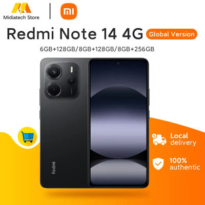 Versión Global Redmi Note 14, Teléfono Inteligente 4G, Cámara IA de 108MP, Batería de 5500mAh, 33W, MediaTek Helio G99-Ultra, 120Hz, Teléfono Celular Xiaomi