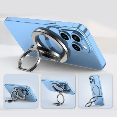 Soporte magnético para tableta, 3 secciones, anillo sencillo, teléfono, teléfono, Popsocket Magsafe, soporte para Ipad, succión de silicona de doble cara