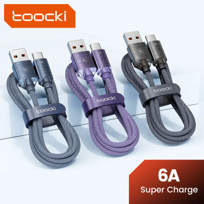 Toocki-Cable USB tipo C para móvil, cargador de carga rápida de 100W, tipo C, para Huawei, Xiaomi, POCO y Samsung, para Realme