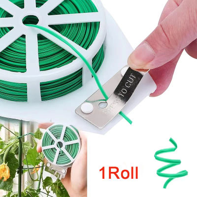 Lazos giratorios para jardín, flejes multifuncionales para plantas trepadoras, bridas para cables de hierro autocortadas reutilizables para plantas y enredaderas
