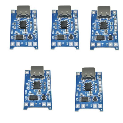 10/5/1 Uds 5V 1A tipo-c 18650 TP4056 módulo de cargador de batería de litio placa de carga con protección funciones duales Li-ion
