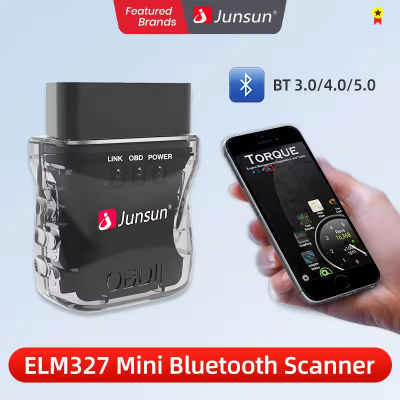 Unidad Principal Android Junsun para Auto, Radio Multimedia, Escáner Automotriz, Mini ELM327, Adaptador Bluetooth OBD2, Herramienta de Diagnóstico para Auto